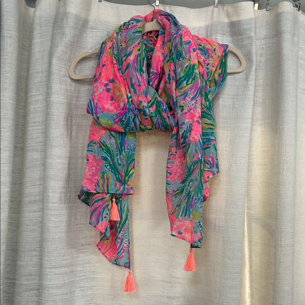 Lilly Pulitzer cotton scarf